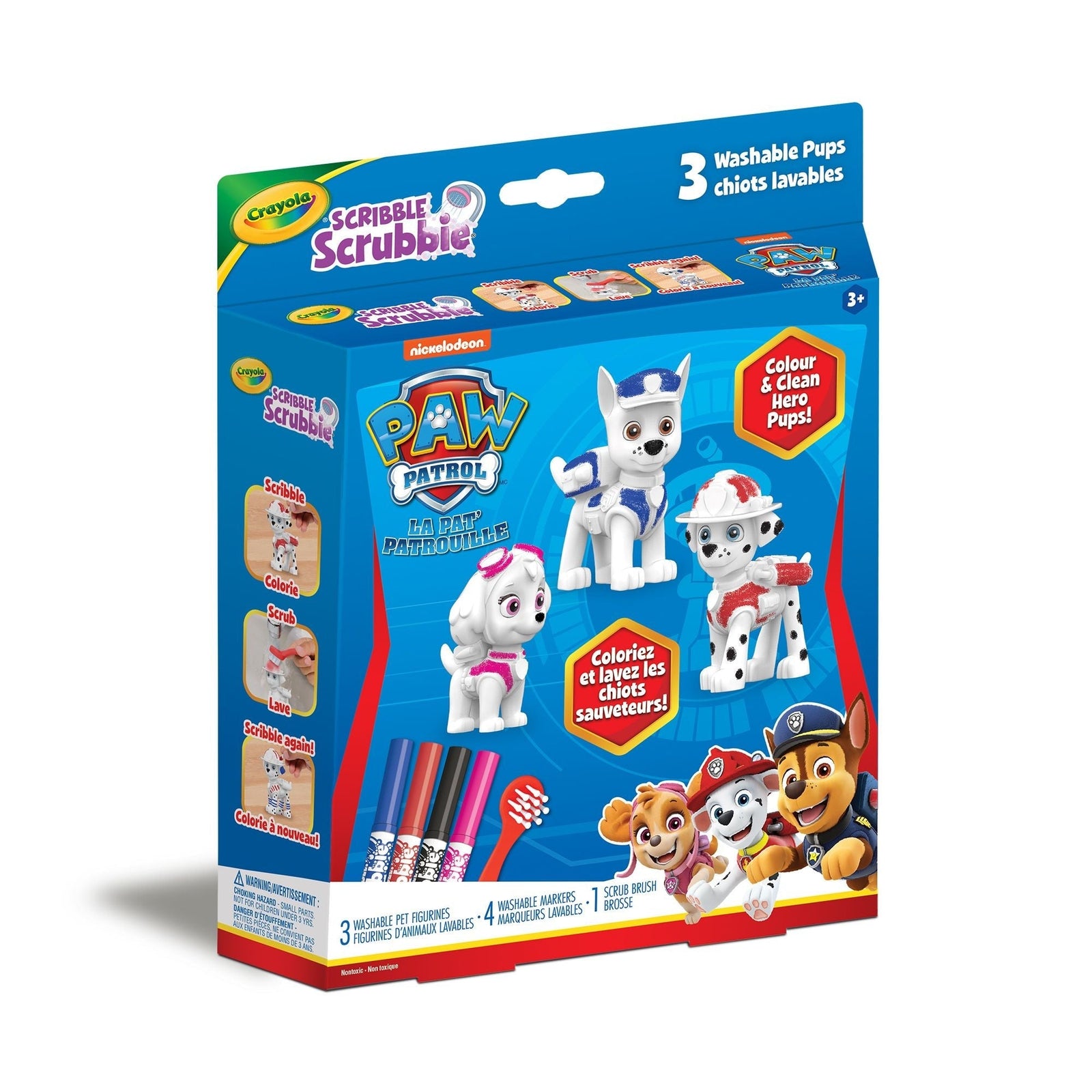 Scribble Scrubbie Pets Activity Playset with Washable Markers, 3-pk, Ages 3+ R7S9 - product image 5