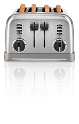Metal Classic Toaster with 6 Settings, Stainless Steel, 4-Slices V8B1 - product image 2