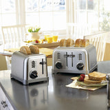 Metal Classic Toaster with 6 Settings, Stainless Steel, 4-Slices V8B1 - product image 4