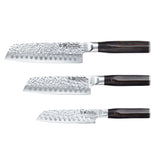 PRO DAMASHIRO EMPEROR SANTOKU 3PC SET G3H6 - product image 1