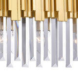 Lighting Deco 3-Light Medallion Gold Vanity Light Z6J6 - product image 5