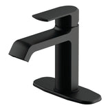 Karter 1-Handle Lavatory/Bathroom Sink Faucet, Lead-Free, Matte Black W7A8 - product image 1