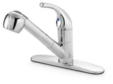 Plymouth Single Handle Pull Out Kitchen Faucet, Chrome Z0R7 - product image 1