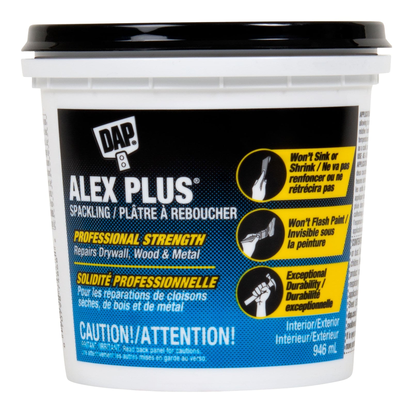 Alex Plus Professional Strength Spackling Tub, 946-ml A2R9 - product image 1