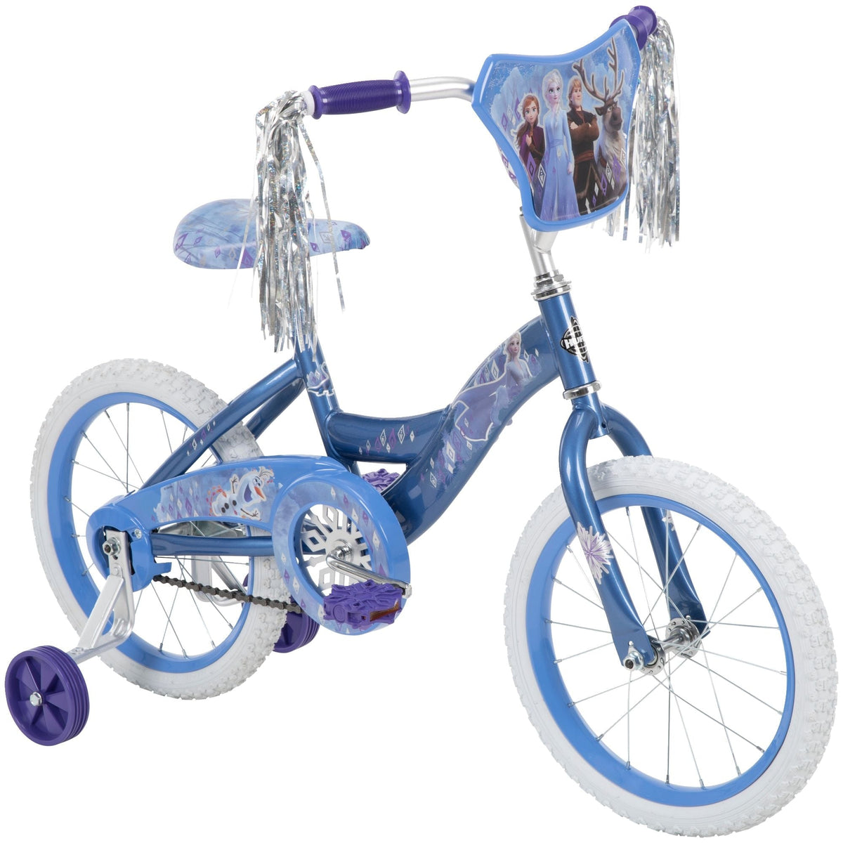 Frozen Kids' Bike, 16-in Wheel, Ice Blue/White J9E2 - product image 2