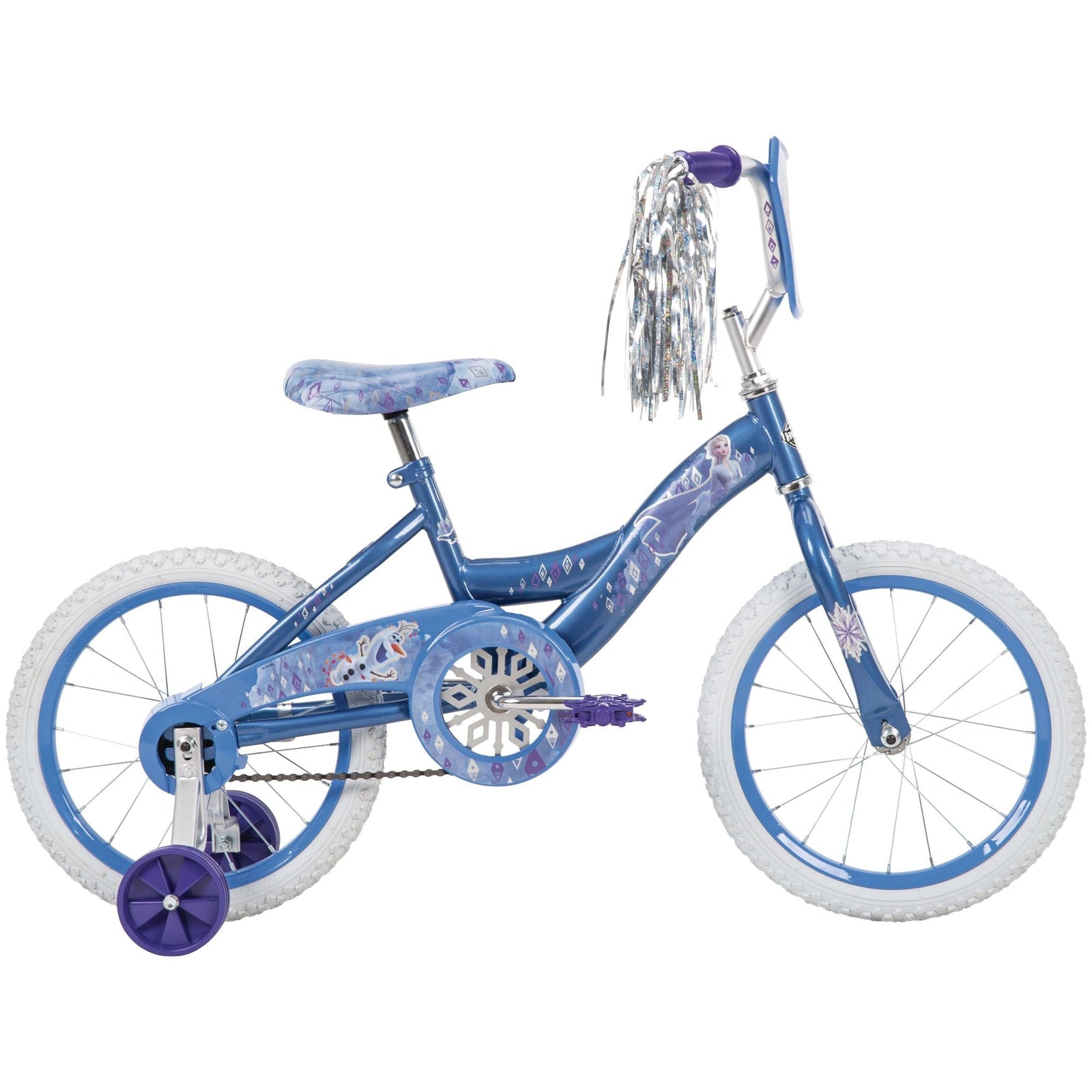 Frozen Kids' Bike, 16-in Wheel, Ice Blue/White J9E2 - product image 5