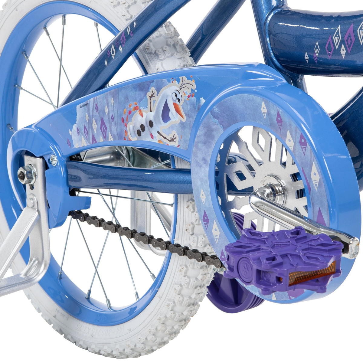 Frozen Kids' Bike, 16-in Wheel, Ice Blue/White J9E2 - product image 6