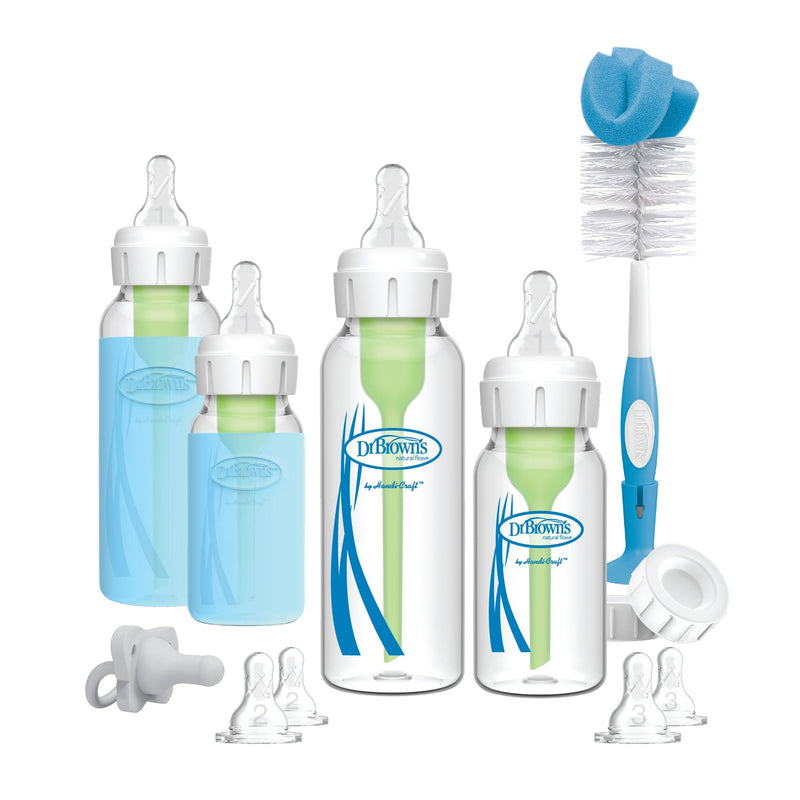 B's + Glass Narrow Baby Bottle Gift Set J0C4