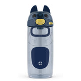 Ellies Kids' Reusable Tritan Plastic Water Bottle, 16-oz, Assorted Colours, with Removable Straw T4U2 - product image 1