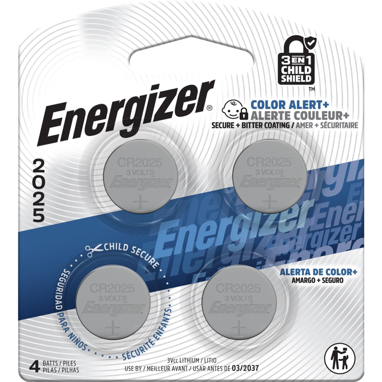 2025 3V Lithium Coin Batteries, Long-Lasting, 4-pk D2C9 - product image 1