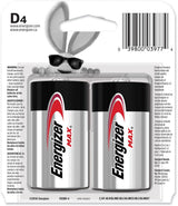 Max 4-pk D Alkaline Batteries, Long Lasting, All Purpose R5Z6 - product image 3