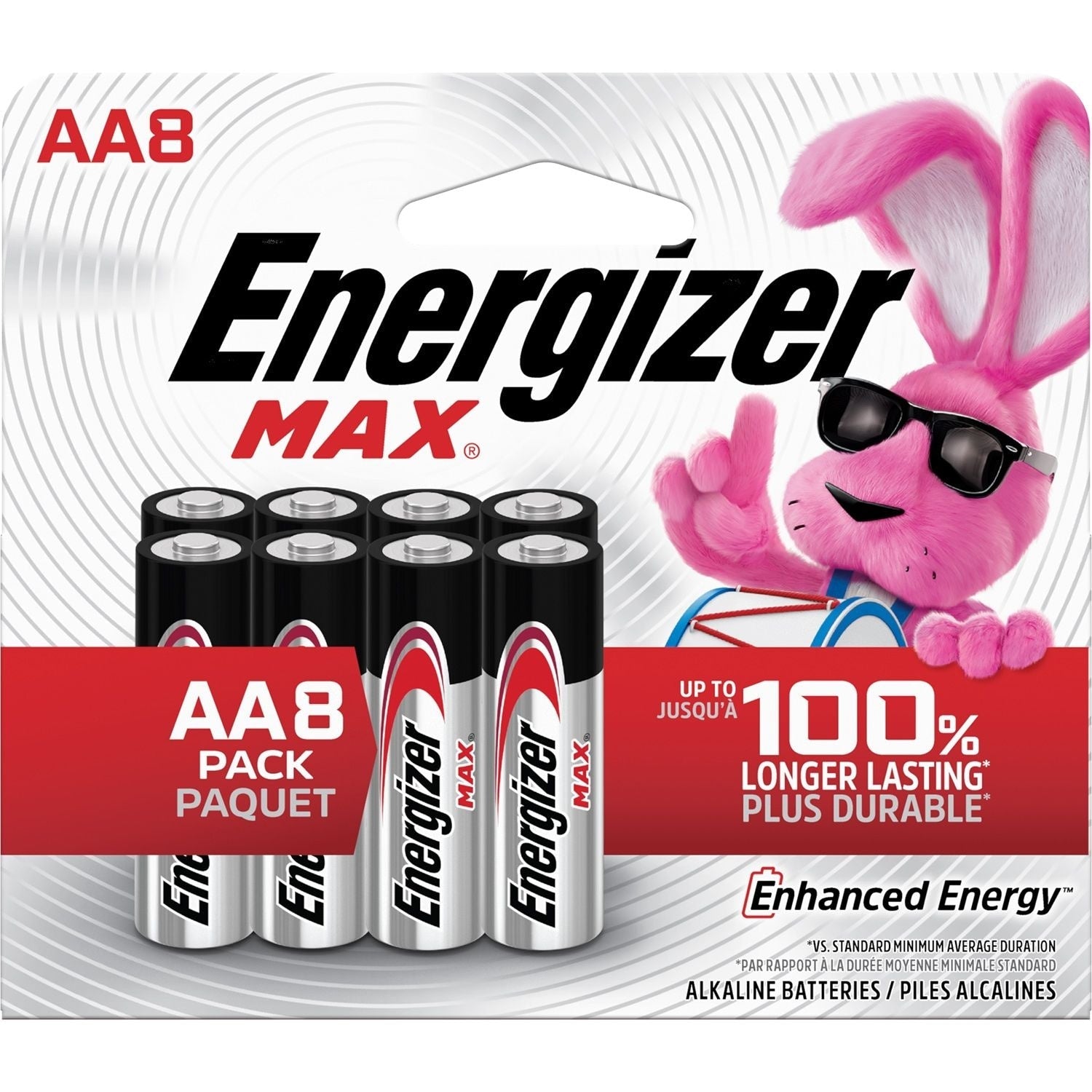 Max 8-pk AA Alkaline Batteries, Long Lasting, All Purpose Q4V0 - product image 1