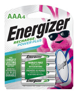 NH12BP-4 AAA 800mAh NiMH Rechargeable Batteries, Pre-Charged, All Purpose, 4-pk F4L9 - product image 1