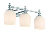 3 Light Vanity Light with Etched Shades M8I1 - product image 1