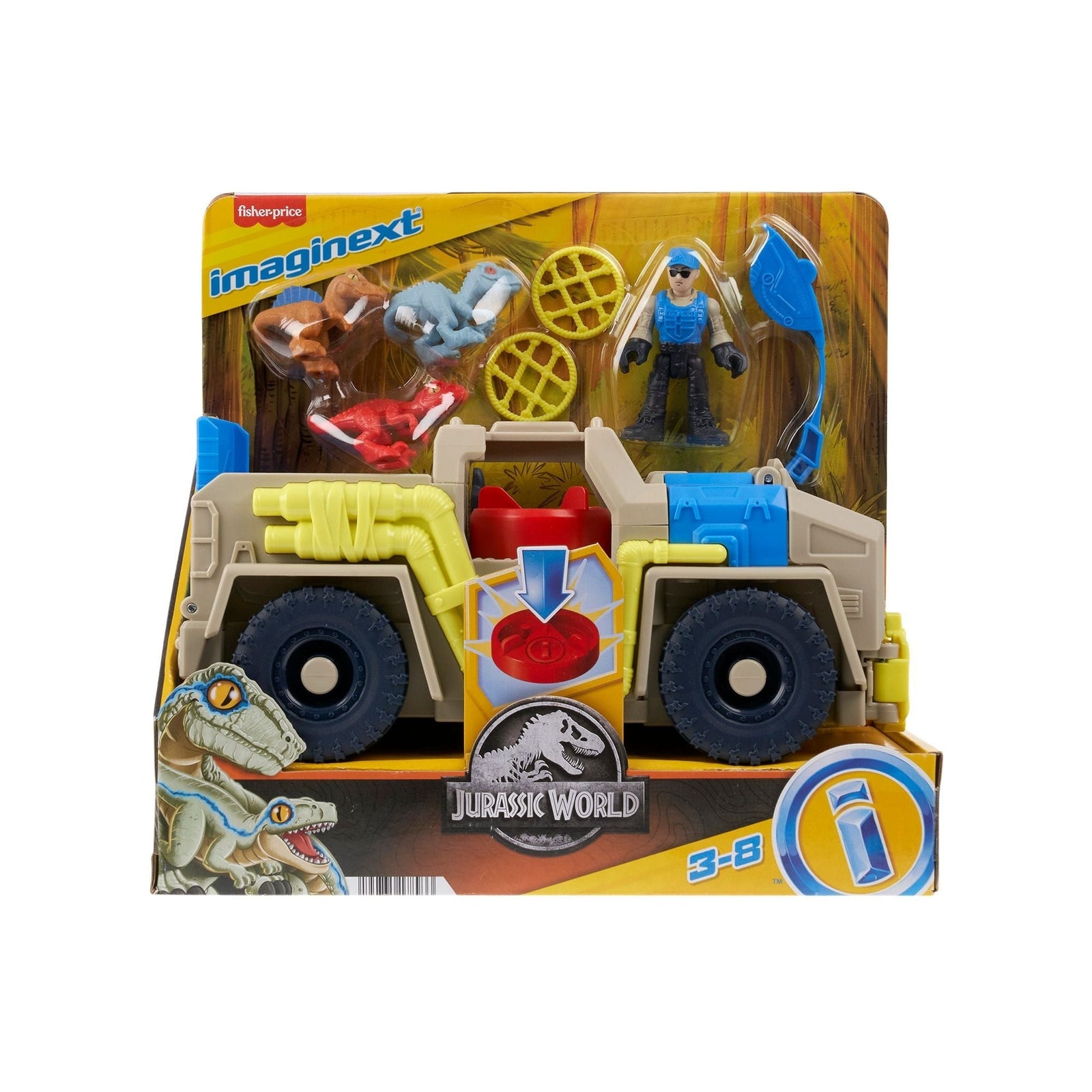 Price Imaginext Jurassic World Tracker Vehicle X2B7 - product image 1
