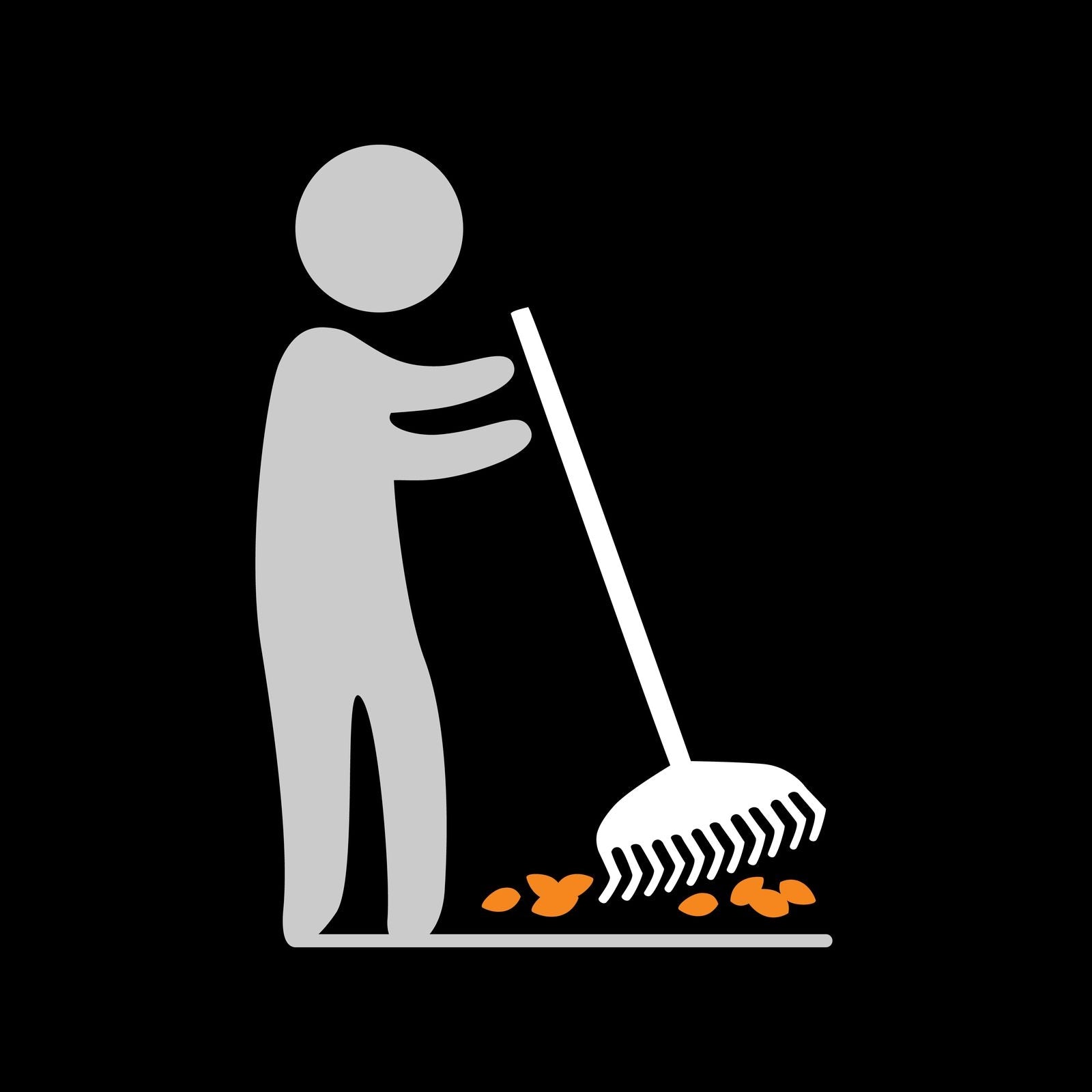 Heavy-Duty Resin Tines Aluminum Leaf Rake, 24-in Z8Z4 - product image 6