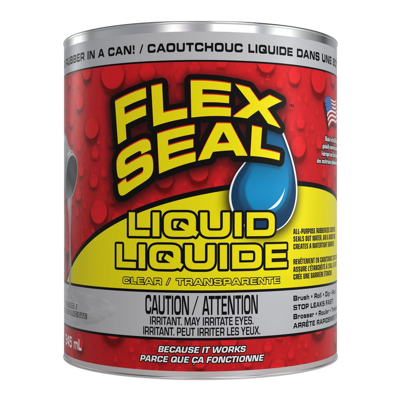 Seal Liquid Rubber Sealant Coating, Paint-On Weatherproof Leak Protector, Clear, 946-mL E0N9