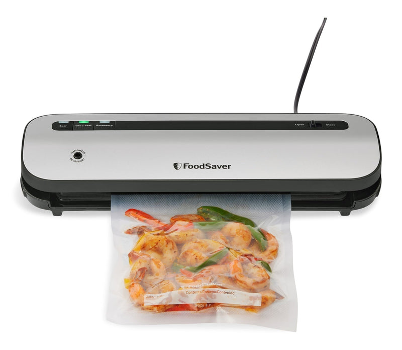 VS 1230 Space Saving Vacuum Sealing System Bundle with Built-in Bag Alignment Tool W2N7