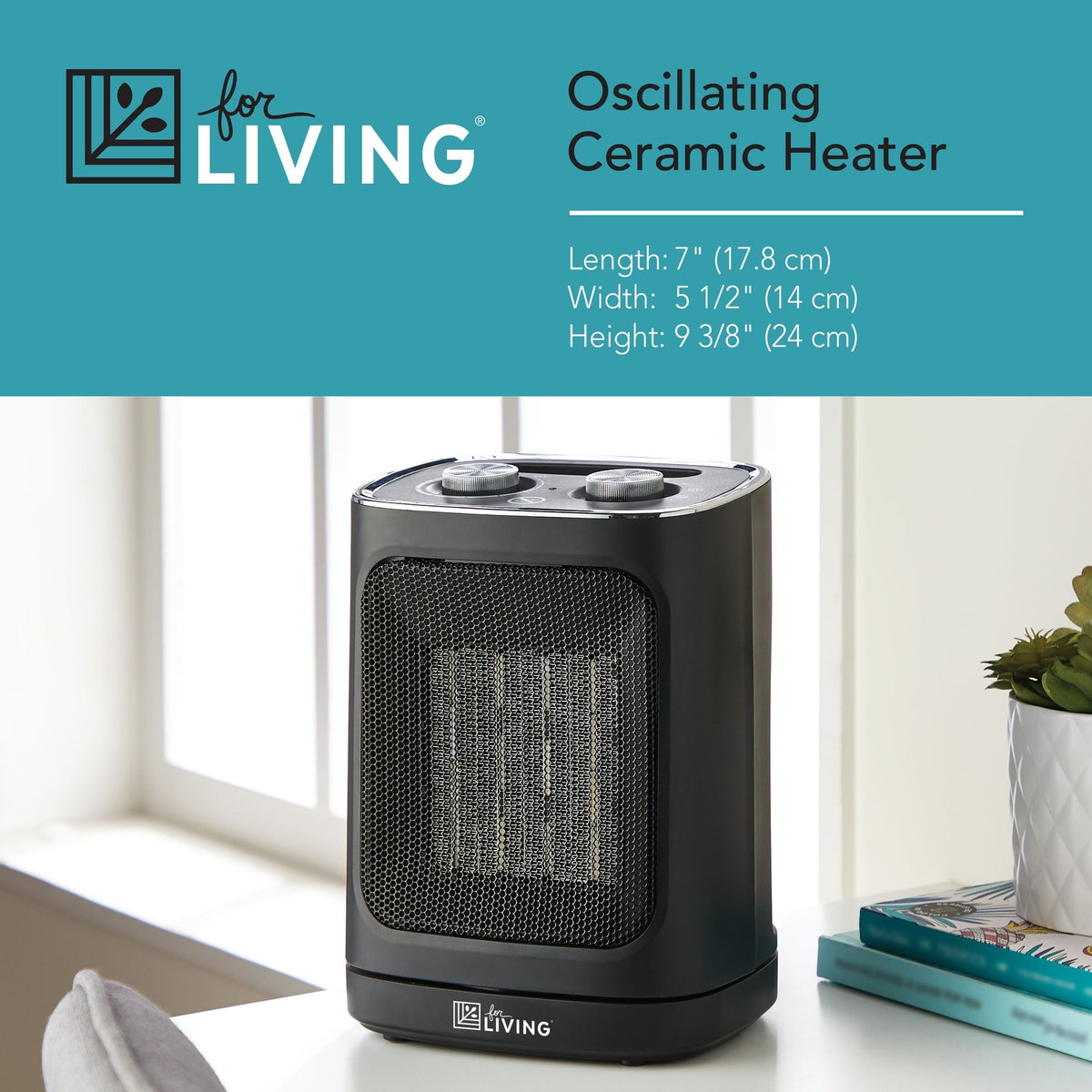 Oscillating 2-Setting Desk Heater E8K2 - product image 3