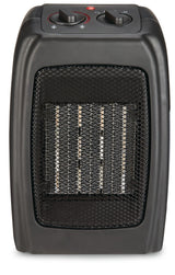 Portable Ceramic Space Heater withThermostat, 1500W, Black K0A1 - product image 1