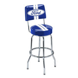 Swivel Bar Stool with Backrest Z3G7 - product image 1
