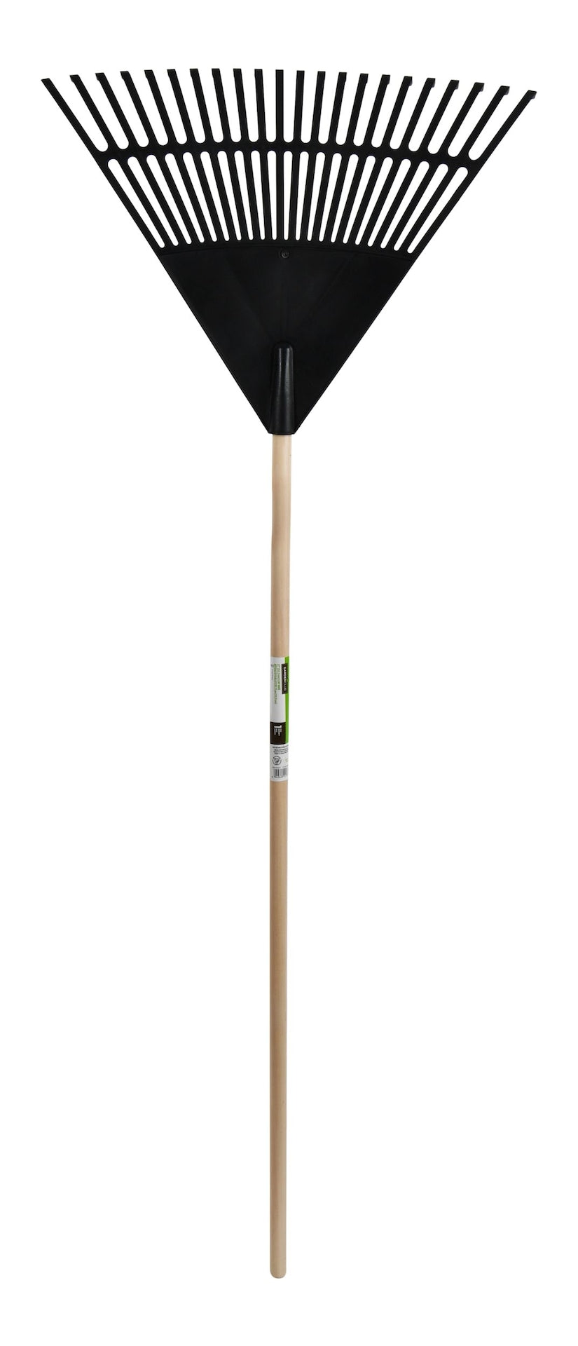 Garden Club 22-in Wide Poly 22-Tine Leaf Rake, 59-in Hardwood Shaft C0M2 - product image 1