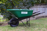 Choice 1-Wheel Homeowner Poly Tray Wheelbarrow with Steel Handles, 6-cu-ft K5D8 - product image 2