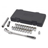 Pass-Thru 3/8-in Drive Socket Set 23-pc, SAE/Metric T6O3 - product image 1