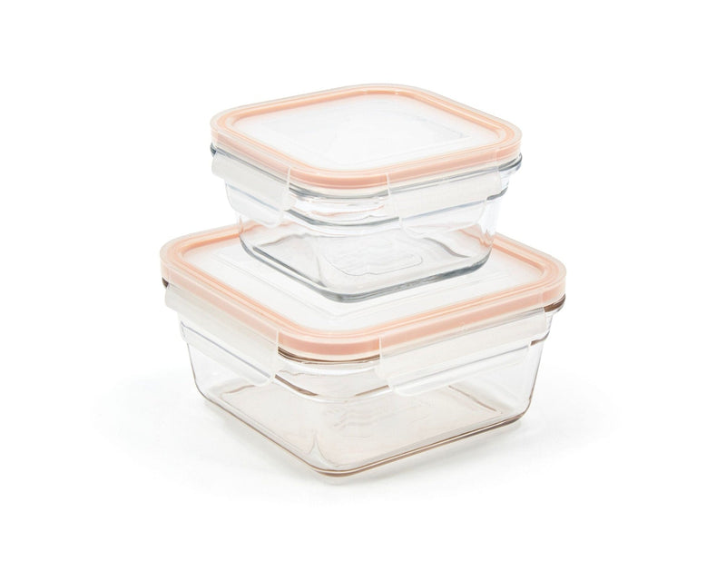 Snaplock Clear Transparent Food Storage Container Set, 4-pc T7W3