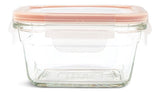 Square Glass Food Storage Container with Leakproof Lid, 405-mL T2A7 - product image 1
