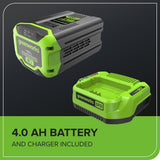 60V 17-in Push Lawn Mower with 4.0 Ah Battery & 3A Charger P2R2 - product image 7