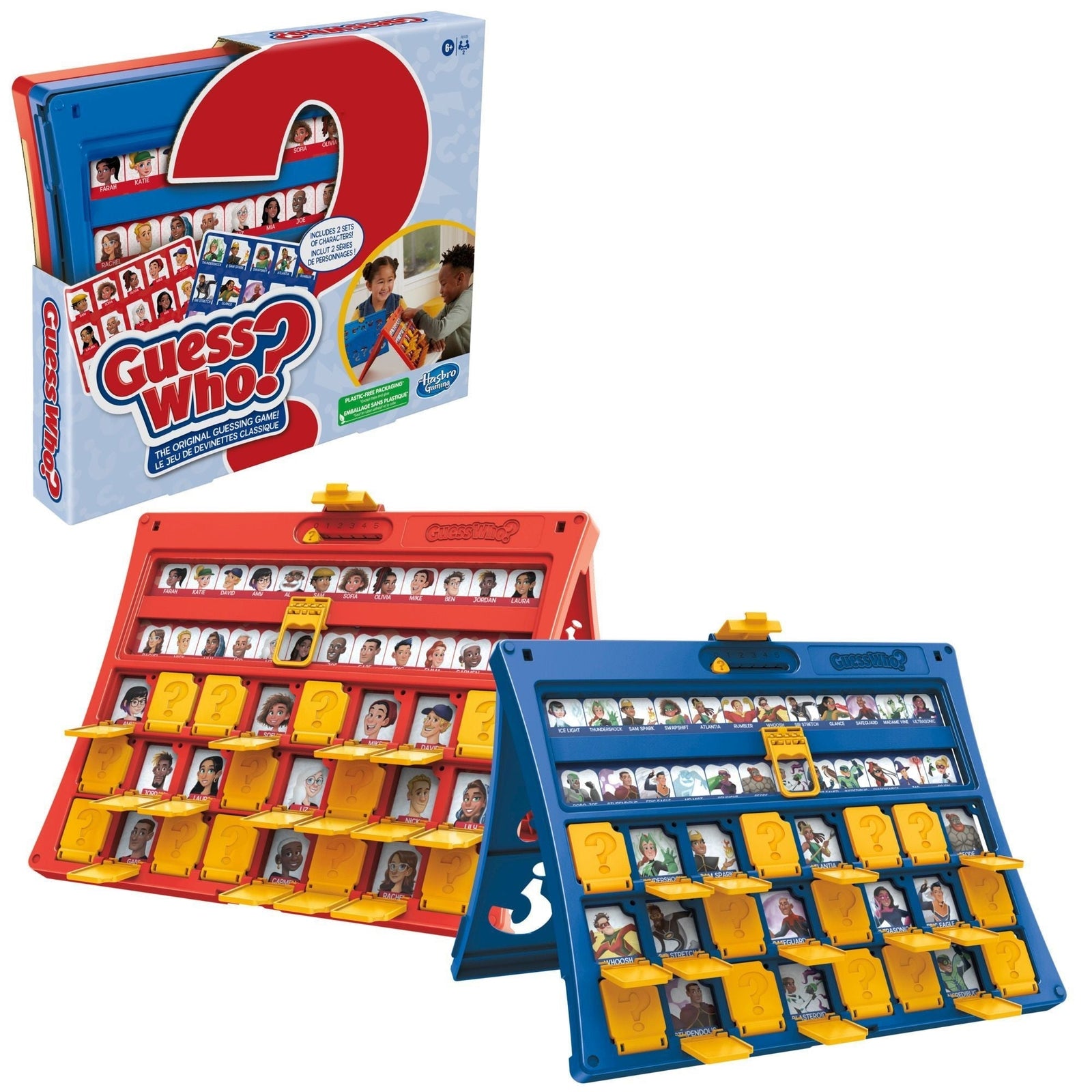Games Guess Who 2.0 2-Player Game, Ages 6+ L5V2 - product image 1