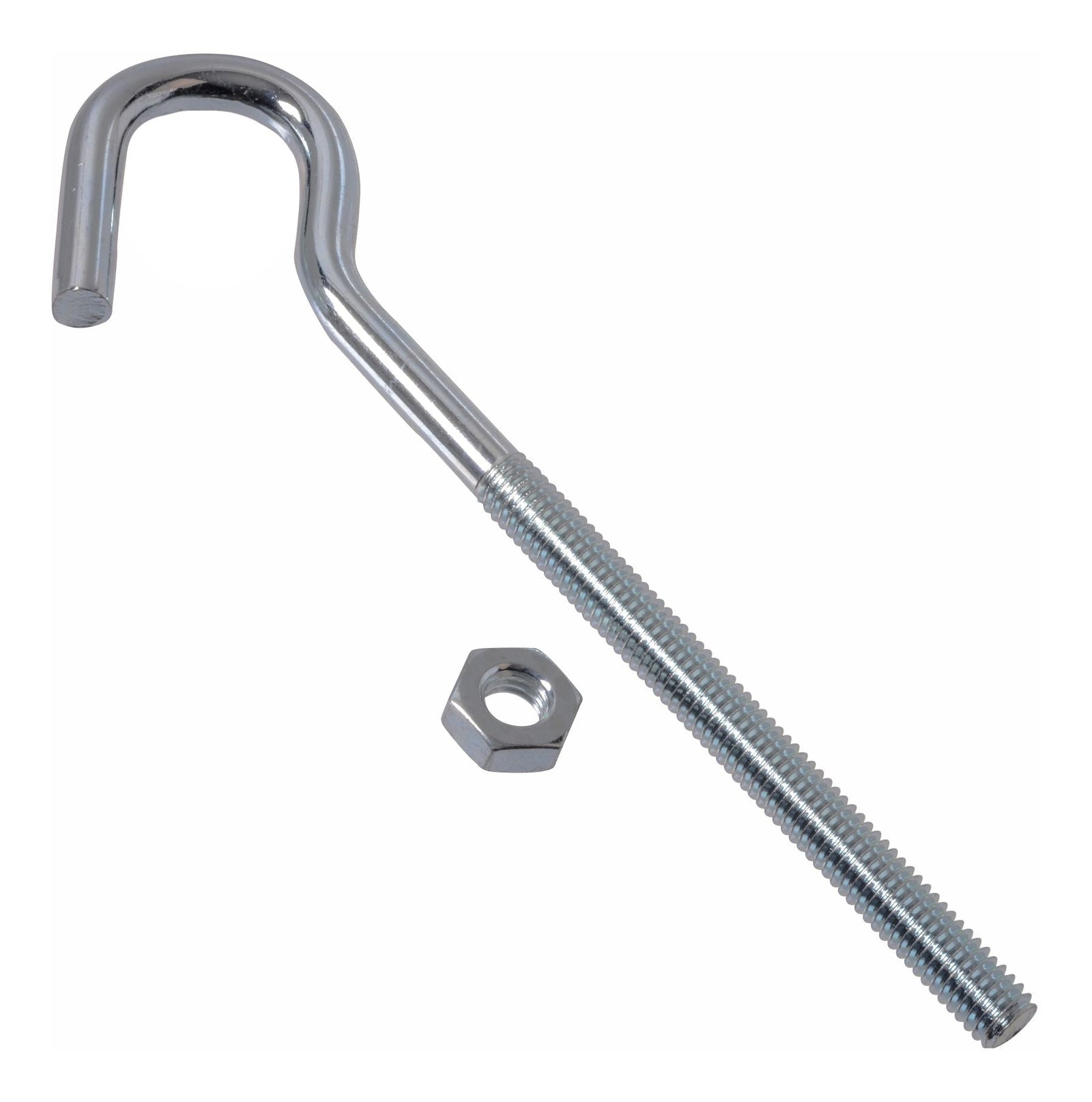 Zinc-Plated Lag Bolt Clothesline Hook, Corrosion Resistance, 7-1/4-in N2P5 - product image 1