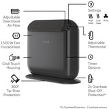 ThermaWave 6 Ceramic Space Heater, 1500W, Black X7T7 - product image 8