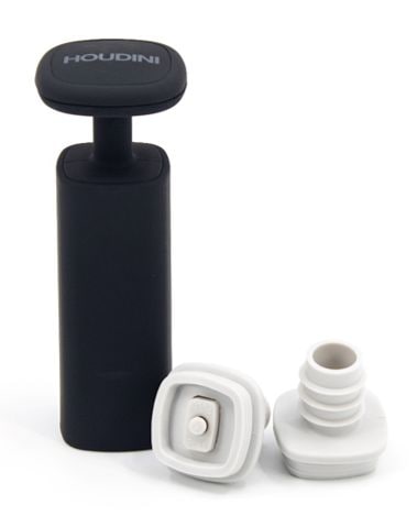 Wine Vacuum Preserver with Bottle Stopper, Black O7Q9 - product image 1