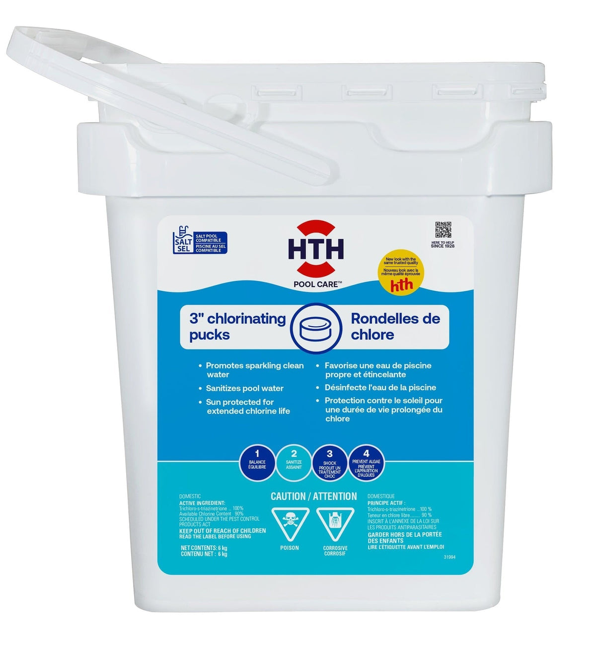 Chlorinating Pucks, 3-in, 8-kg W2Y2 - product image 1