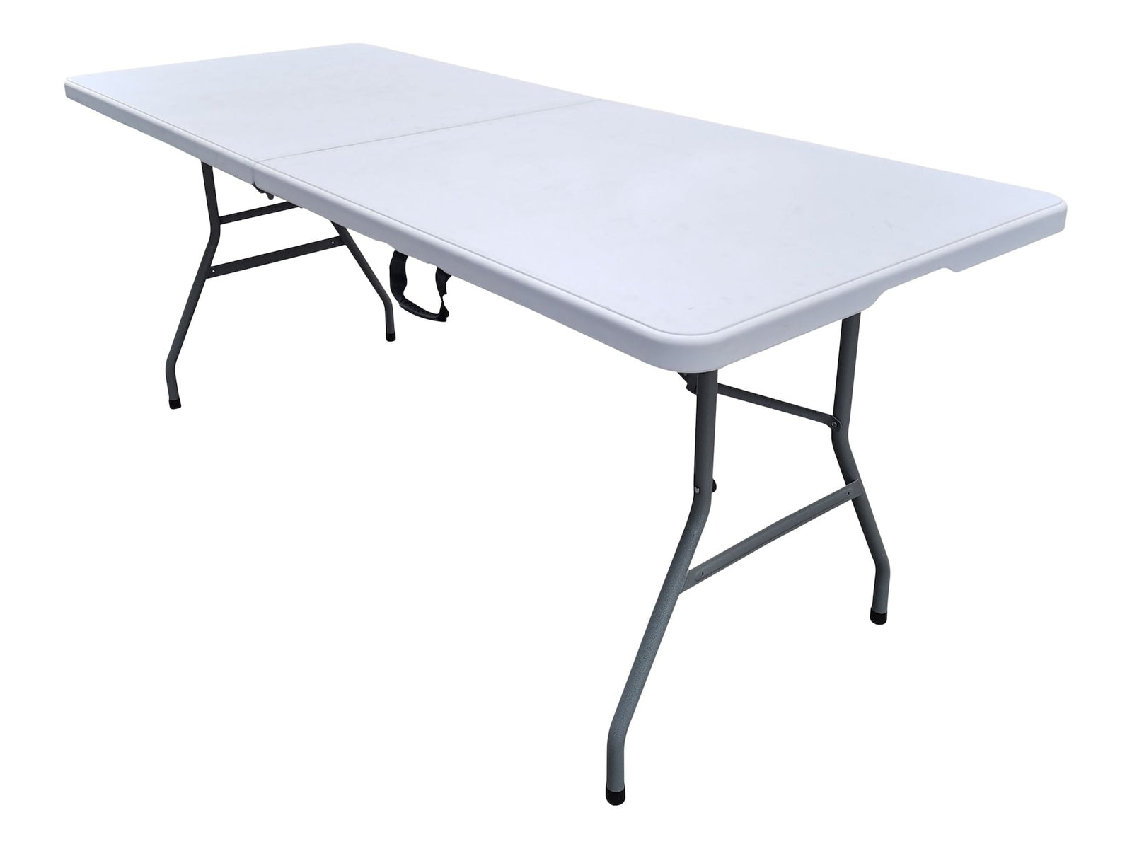 6-in White Folding Table with Easy Open/Close A3Y8 - product image 1