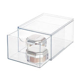 RPET Stackable Pull-Out Drawer Organizer Bin, Clear K4L3 - product image 1