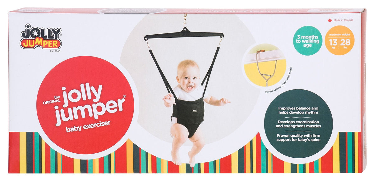 Baby Exerciser with Door Clamp, Black, Ages 3m+ Y4U7 - product image 1