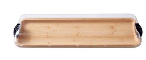 Build-A-Board Divided, Stained Bamboo, 7 x 22-in U9L0