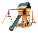 Brightside Outdoor Cedar Wooden Swing/Play Set, Ages 3-10 F0E7 - product image 1