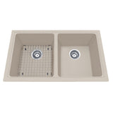 Mythos Kitchen Granite Undermount Double Sink, 31 9/16-in Z3H7 - product image 1