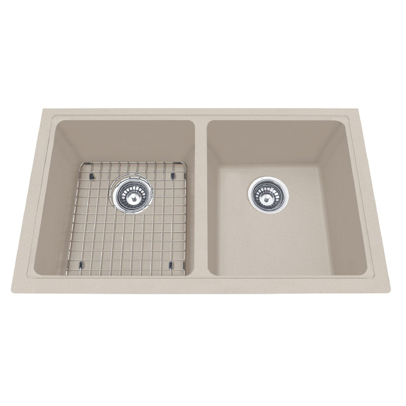Mythos Kitchen Granite Undermount Double Sink, 31 9/16-in Z3H7