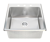 Steel Queen Dual Laundry Mount Single Sink,10-in deep B9M2 - product image 1