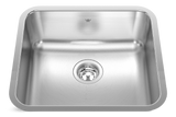 Steel Queen Undermount Single Bowl Kitchen Sink, 19.75-in x 17.75-in x 8-in, Stainless Steel R6U6 - product image 1