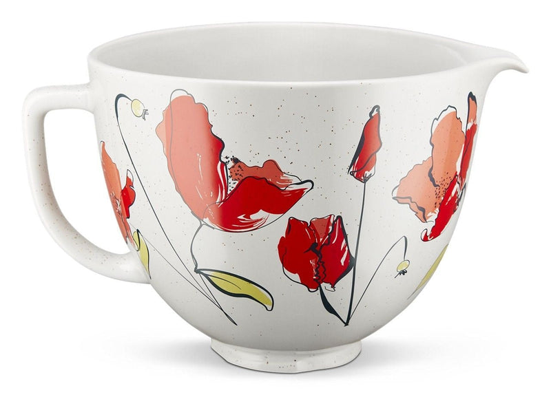 Microwave/Oven Safe Ceramic Bowl, Poppy G5B7