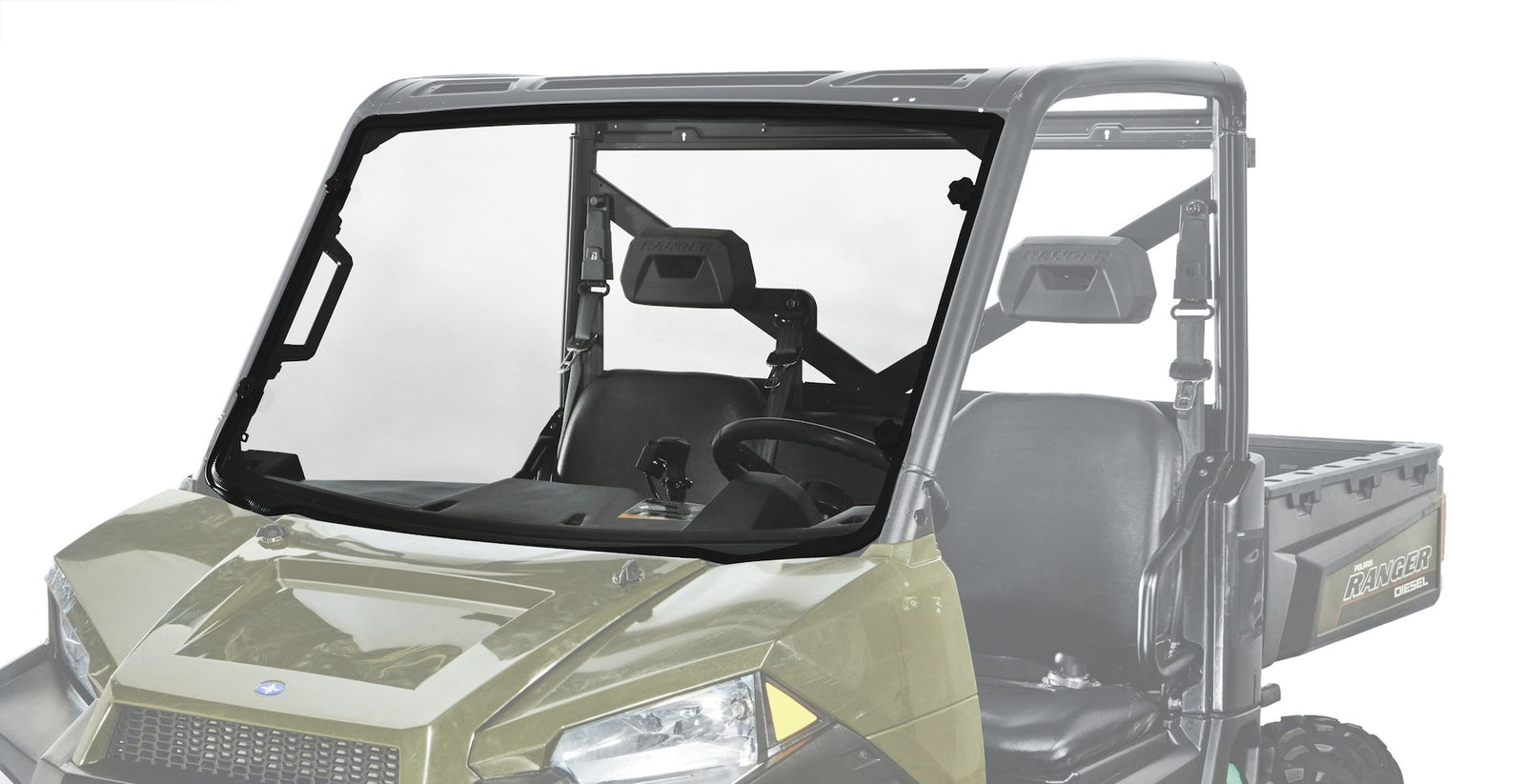 Hard Coated Full Fixed Windshield, Ranger XP900 2013 V7O0 - product image 1