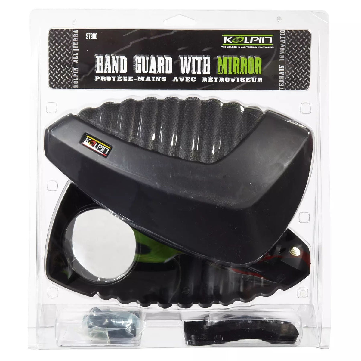 Universal ATV Hand Guard with Rearview Mirror U5H2 - product image 1