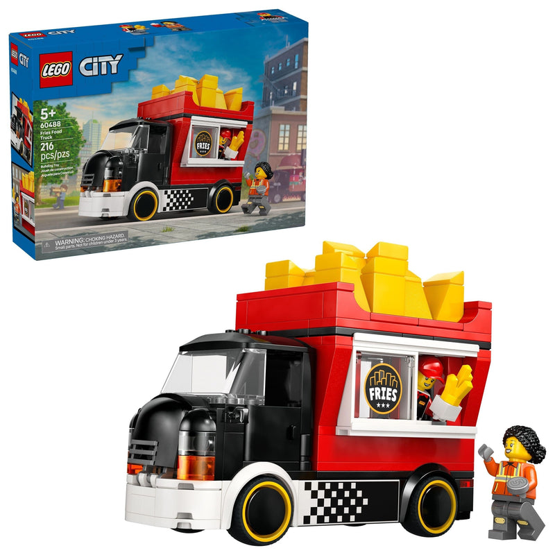 City Fries Food Truck Building Set - 60488, 216-pcs, Ages 5+ O2B4