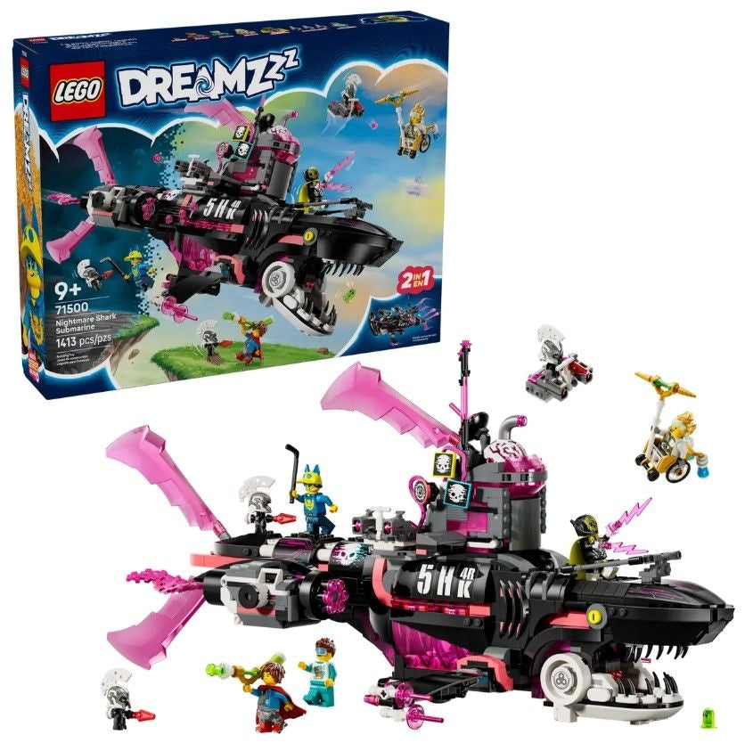 DREAMZzz Nightmare Shark Submarine - 71500, 1413-pcs, Ages 9+ B6S6 - product image 1